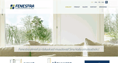 Desktop Screenshot of fenestra.ee
