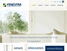 Tablet Screenshot of fenestra.ee